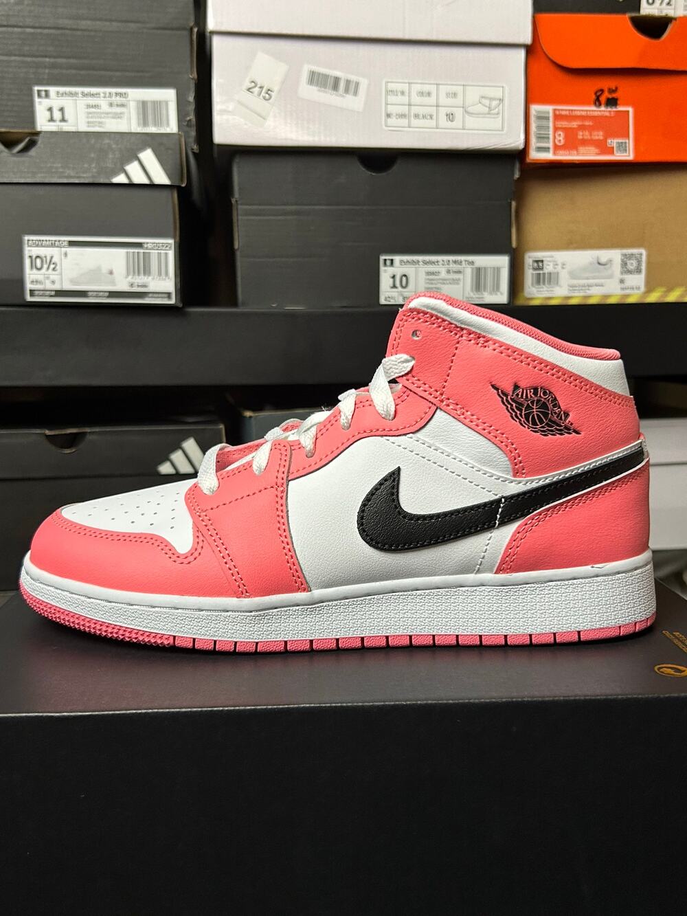 Jordan 1 Mid GS Pink Gaze / $110 Retail!! / Size 8.5W(7Y) / Brand New!!